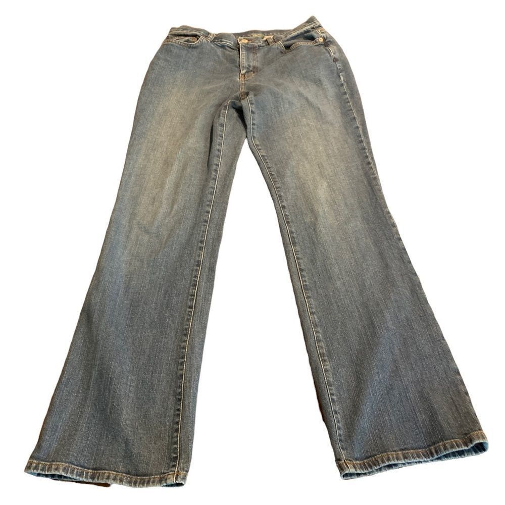 Lauren Jeans Co. Straight Stretch Mom Jean 8